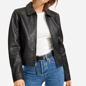 Everlane Modern Leather Jacket Black